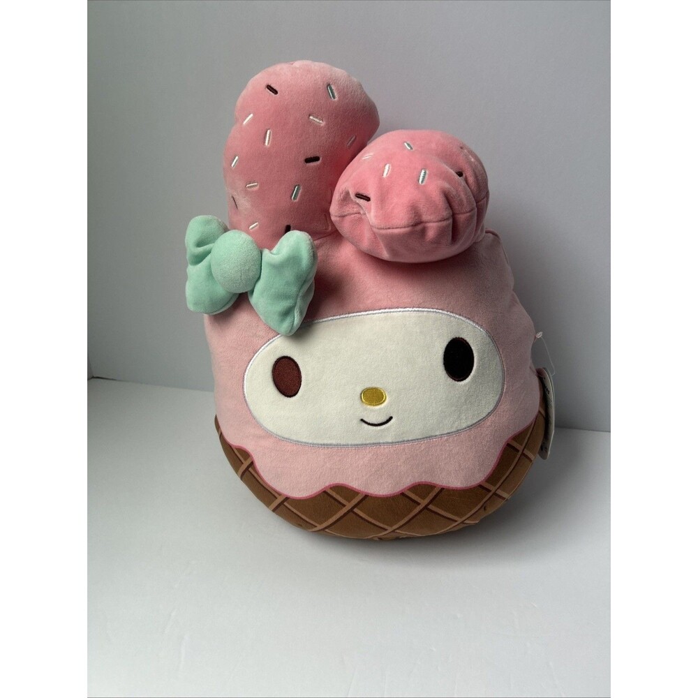 My Melody Squishmallow Ice Cream Hello Kitty Sanrio Pink Plush w/Tag Large 14”